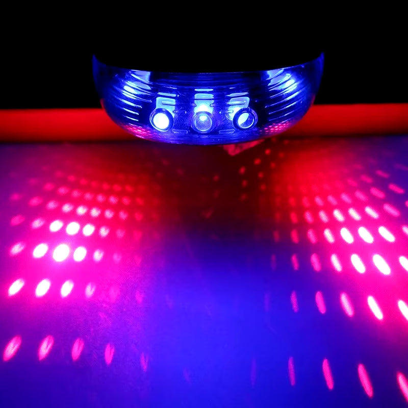 Waterproof Bicycle 2 Lasers LED Lights
