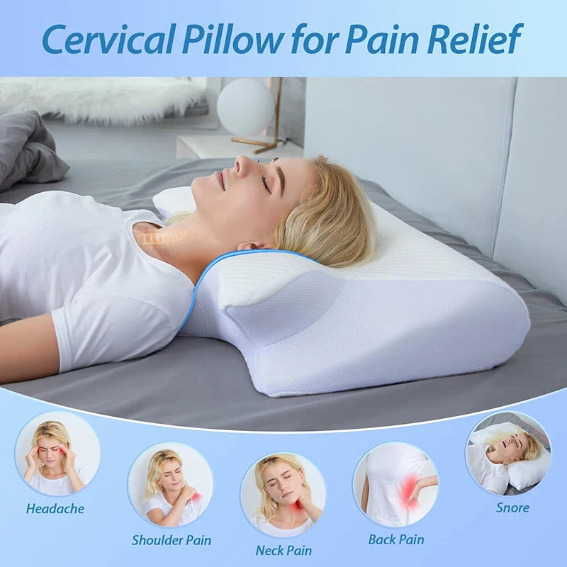 Memory Foam Ergonomic Pillow