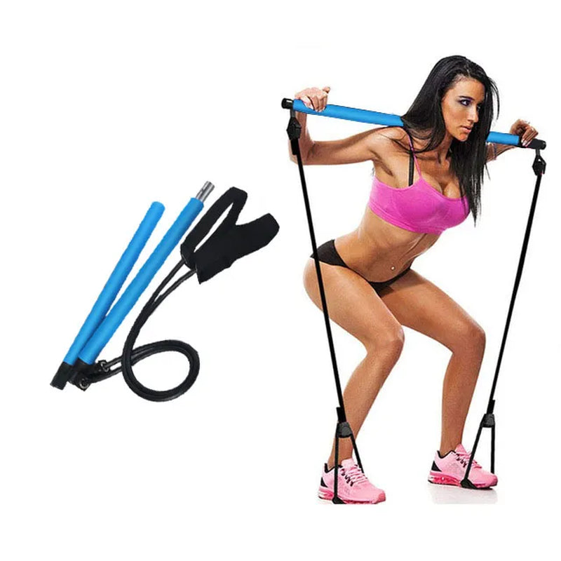Yoga Pilates Bar Stick Resistance Bands
