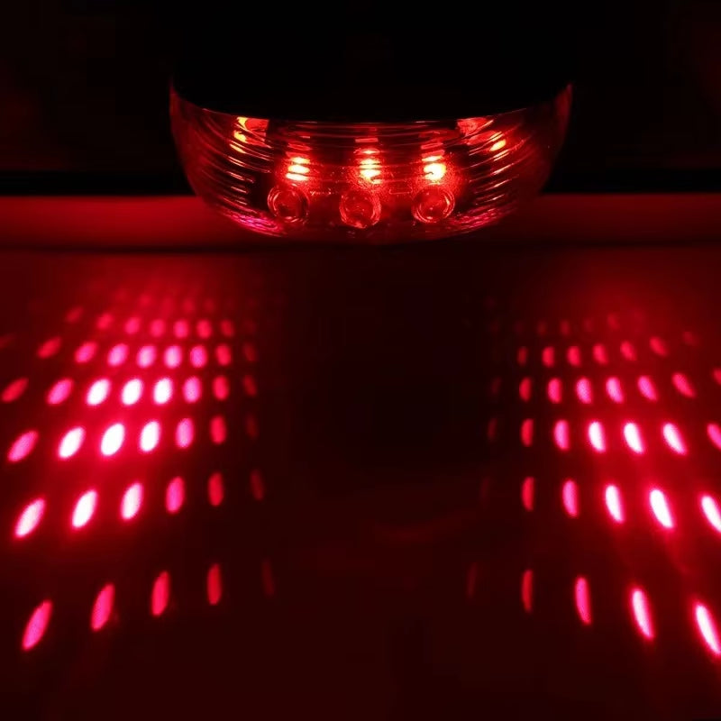Waterproof Bicycle 2 Lasers LED Lights